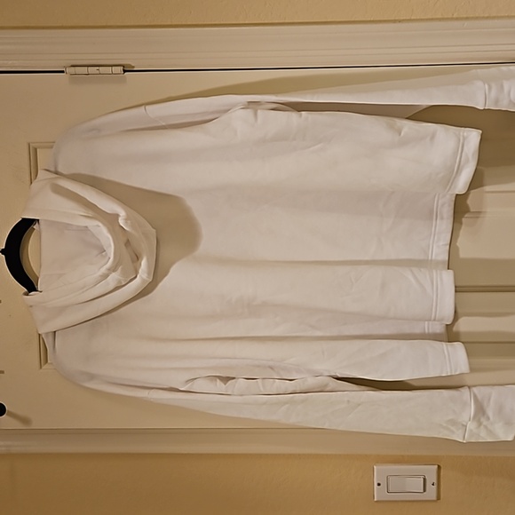 Adidas White and Navy Hooded Sweatshirt Size 3x - Picture 6 of 6